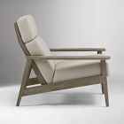 Mid-Century Outdoor High-Back Lounge Chair