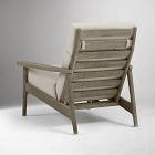 Mid-Century Outdoor High-Back Lounge Chair