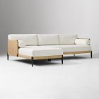Ventura Aluminum Outdoor 2-Piece Chaise Sectional (102")