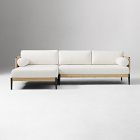 Ventura Aluminum Outdoor 2-Piece Chaise Sectional (102")