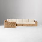 Westport Wicker Outdoor 4-Piece Sectional (136")