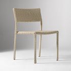 Westport Wicker Slim Profile Outdoor Stacking Side Dining Chair (Set of 2)
