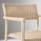 Westport Wicker Slim Profile Outdoor Stacking Dining Arm Chair (Set of 2)