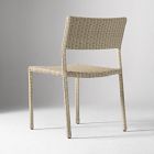 Westport Wicker Slim Profile Outdoor Stacking Side Dining Chair (Set of 2)