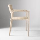 Westport Wicker Slim Profile Outdoor Stacking Dining Arm Chair (Set of 2)