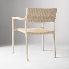 Westport Wicker Slim Profile Outdoor Stacking Dining Arm Chair (Set of 2)
