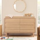 Gemini 6-Drawer Wide Dresser with Removable Topper (56")