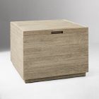 Volume Outdoor Square Storage Side Table (26")
