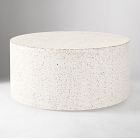 Terrazzo Drum Indoor/Outdoor Round Coffee Table (36")