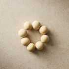 TALLO de OLIVO Wooden Sphere Napkin Ring