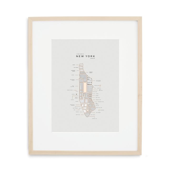 42 Pressed City Maps - San Francisco | West Elm