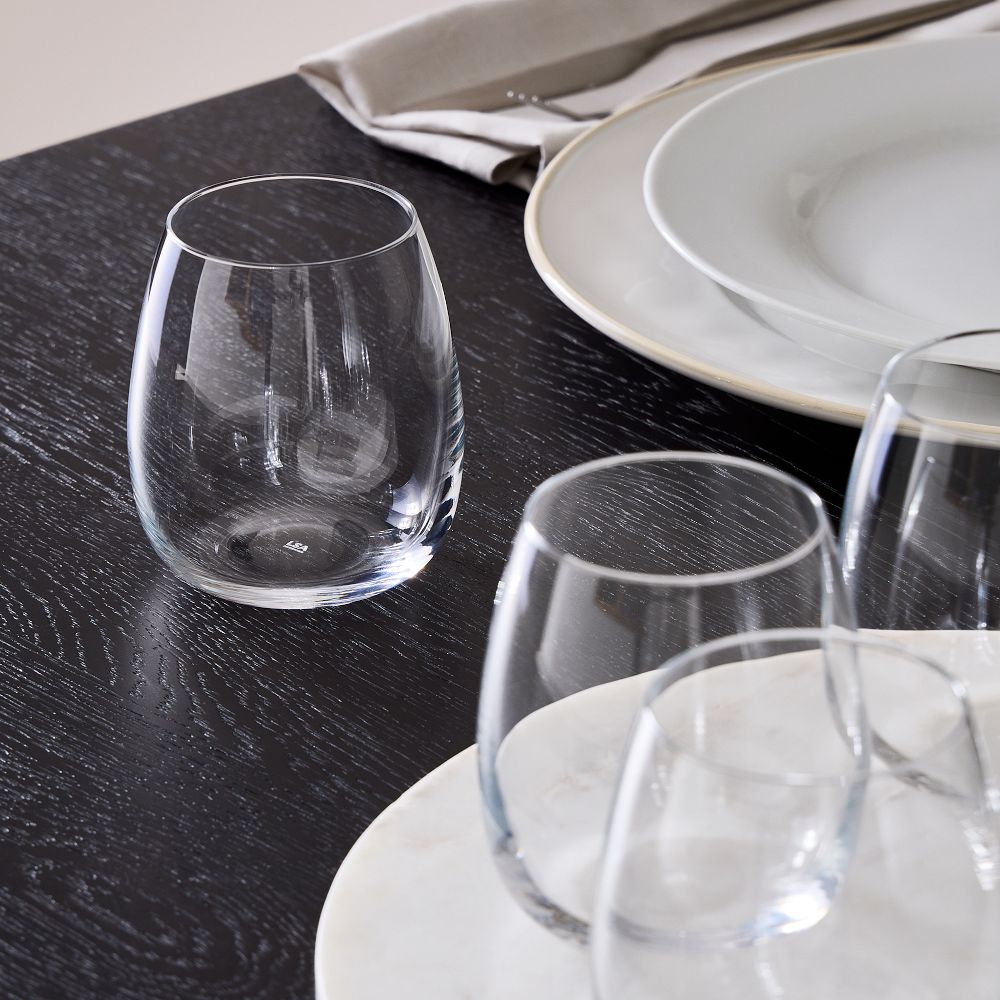 Borough Stemless Wine Glasses (Set of 4) by West Elm