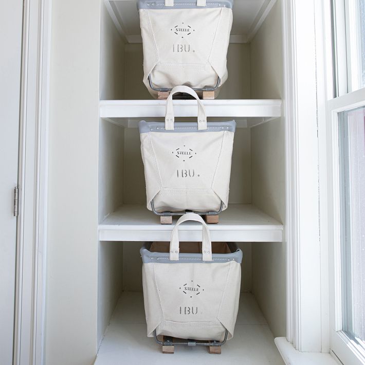 Steele Canvas Carry Basket, Natural Canvas | West Elm