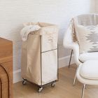 Steele Canvas Hamper on Wheels