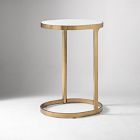 Elwell Marble C-Side Table (15")