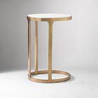 Elwell Marble C-Side Table (15")