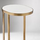 Elwell Marble C-Side Table (15")