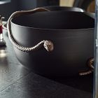Sculpted Snake Candy Bowl
