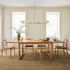 Davies Extendable Wood &amp; Metal Dining Table (78"&ndash;98")