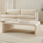Solstice Painted Raffia Low Coffee Table (44"&ndash;50")