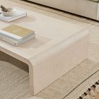 Solstice Painted Raffia Low Coffee Table (44"&ndash;50")