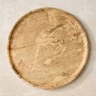 Pierce &amp; Ward Burled Finish Charger