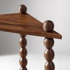 Pierce &amp; Ward Spindle Wood Plant Stand
