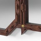 Pierce &amp; Ward 3-Pane Tramp Art Wall Mirror