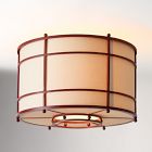 Pierce &amp; Ward Caged Flush Mount (16")