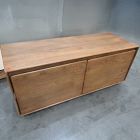 Open Box: Anton Solid Wood Entryway Bench (44") - Burnt Wax