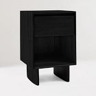 Open Box: Anton Solid Wood Mini Open Nightstand (16") - Black