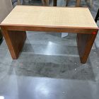 Open Box: Baldwin Raffia Side Table (28") - Cool Walnut, Raffia