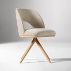 Open Box: Boerum Office Chair - Performance Distressed Velvet Sand, Blonde