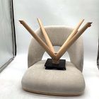 Open Box: Boerum Office Chair - Performance Distressed Velvet Sand, Blonde