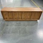 Open Box: Carved Pattern Media Console (80") - Burnt Wax