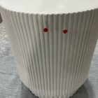 Open Box: Fluted Ceramic Indoor/Outdoor Side Table (16") - White