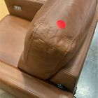Open Box: Harris Leather Power Recliner - Saddle Leather Nut, Chocolate