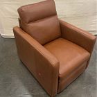 Open Box: Harris Leather Power Recliner - Saddle Leather Nut, Chocolate