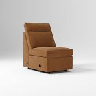Open Box: Harris Non-Motion Armless Single - Performance Distressed Velvet Golden Oak