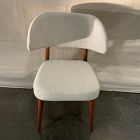 Open Box: Hyde Dining Chair - Deco Weave Sand, Cool Walnut