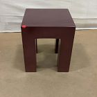 Open Box: Parsons Ceramic Side Table (18") - Dahlia Red