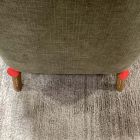 Open Box: Sophie Chair - Performance Chenille Crossweave Elm, Natural Oak