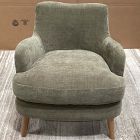 Open Box: Sophie Chair - Performance Chenille Crossweave Elm, Natural Oak