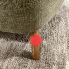 Open Box: Sophie Chair - Performance Chenille Crossweave Elm, Natural Oak