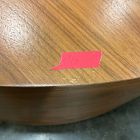 Open Box: Volume Round Drum Coffee Table (44") - Cool Walnut