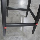 Open Box: Wayne Swivel Armless Counter Stool (26") - Performance Chenille Crossweave Plum, Black