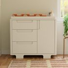 Babyletto Yuzu 3-Drawer Narrow Dresser with Removable Topper (41")
