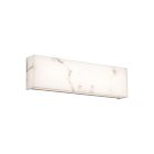 Open Box: Linear Marbled LED Sconce (18") - White
