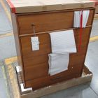 Open Box: Mid-Century 4-Drawer Dresser (34") - Acorn