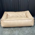 Open Box: Modern Lounger Sofa - Vegan Leather Cream